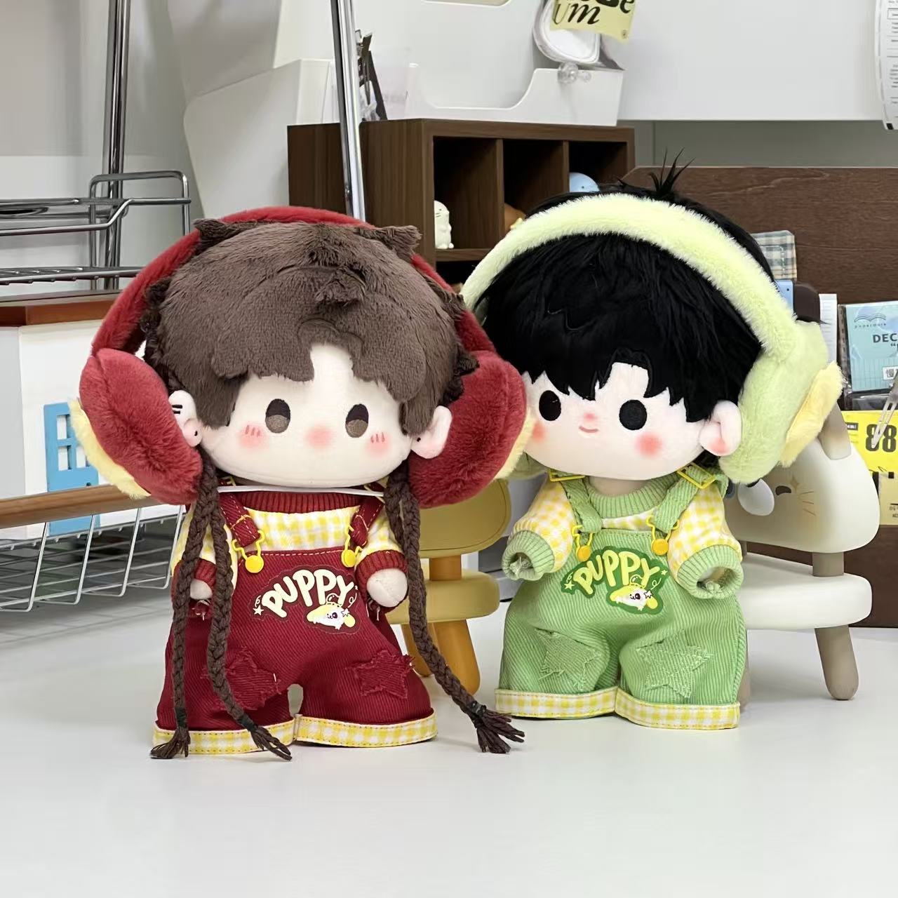 【布丁苹狗】20cm棉花娃娃娃衣套装3点