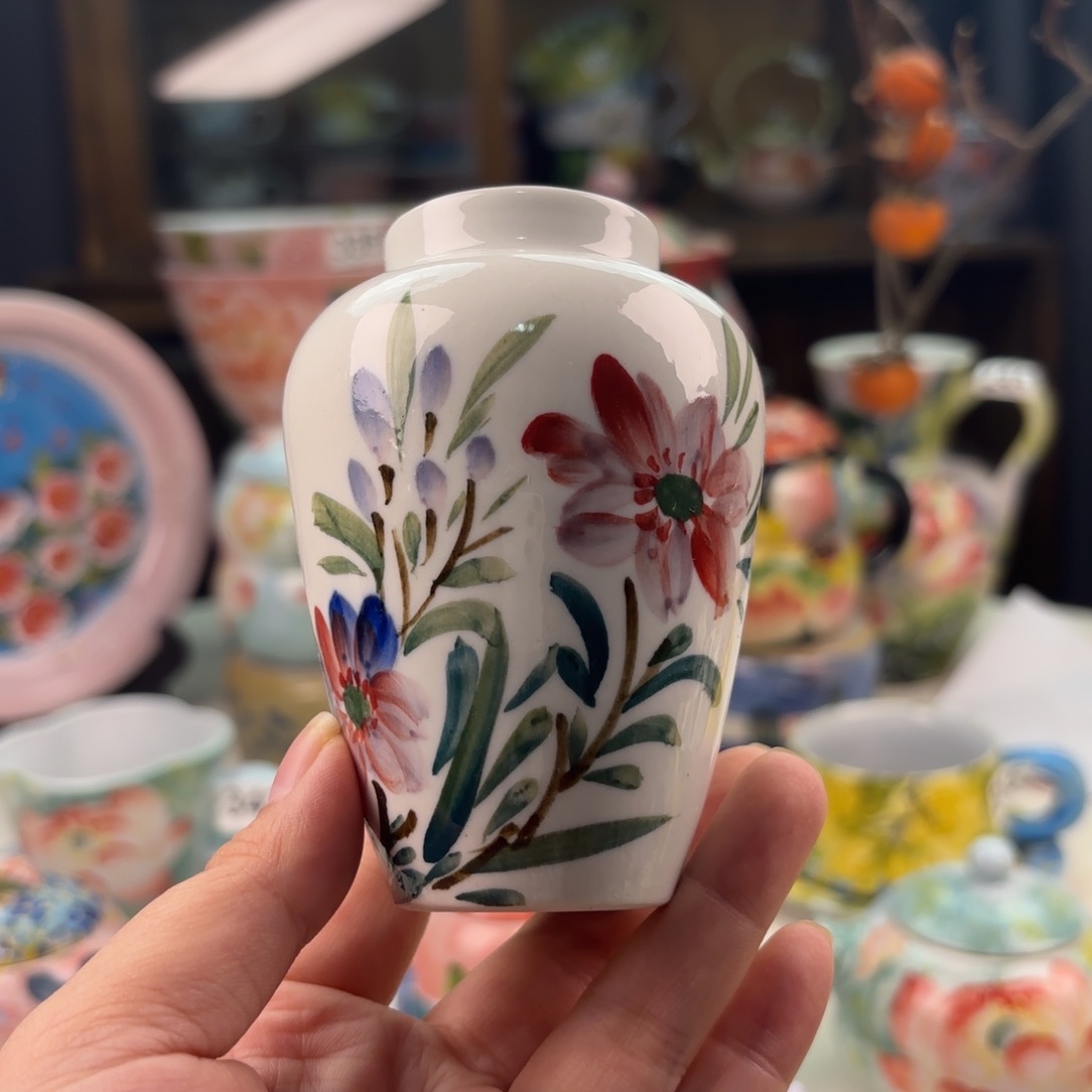 景德镇手绘高温釉下彩陶瓷茶具