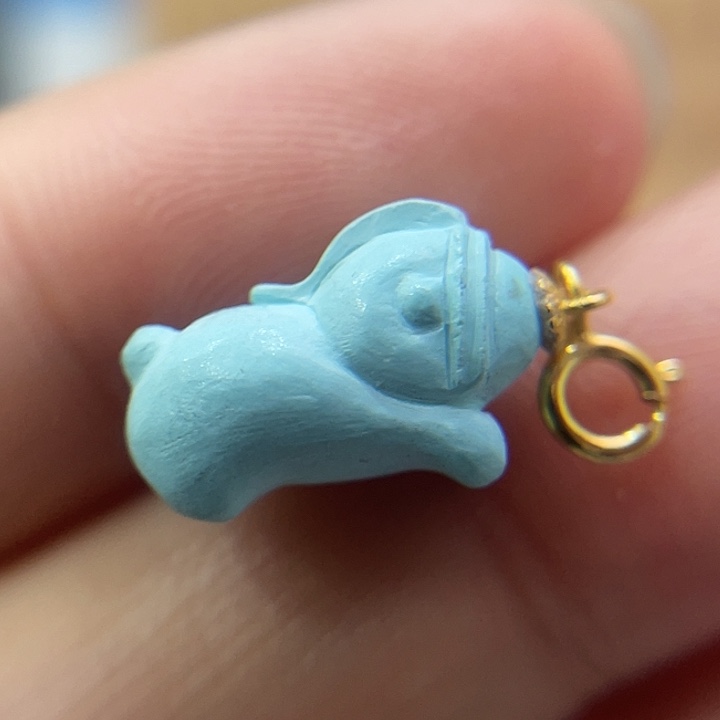 绿松石18K金镶嵌珠宝奇石