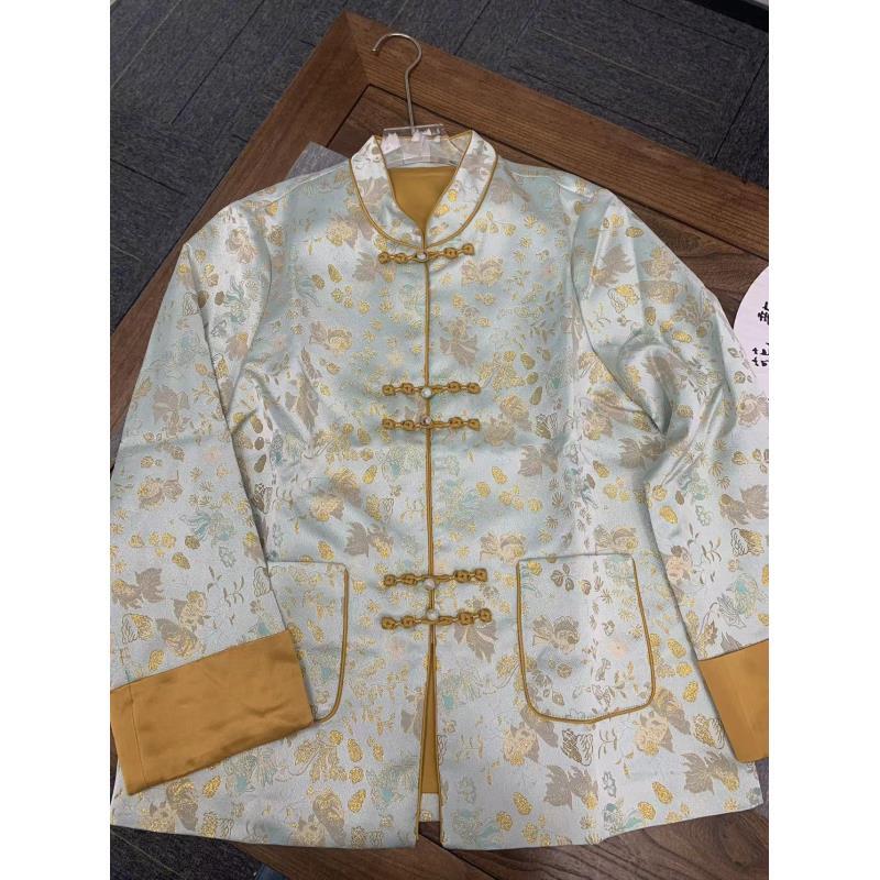 小花家金鱼织金外套