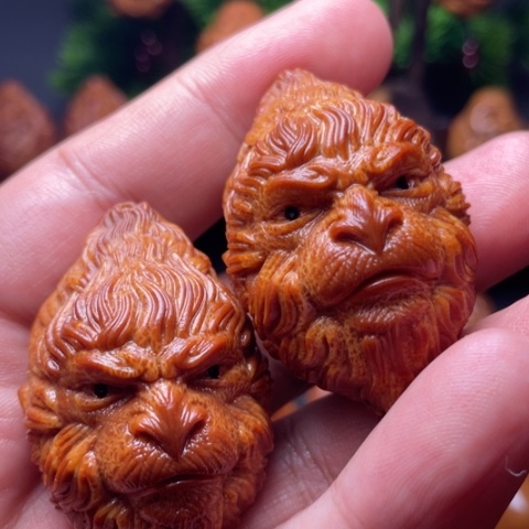 橄榄核手串/手链大圣手球一对3.2左右