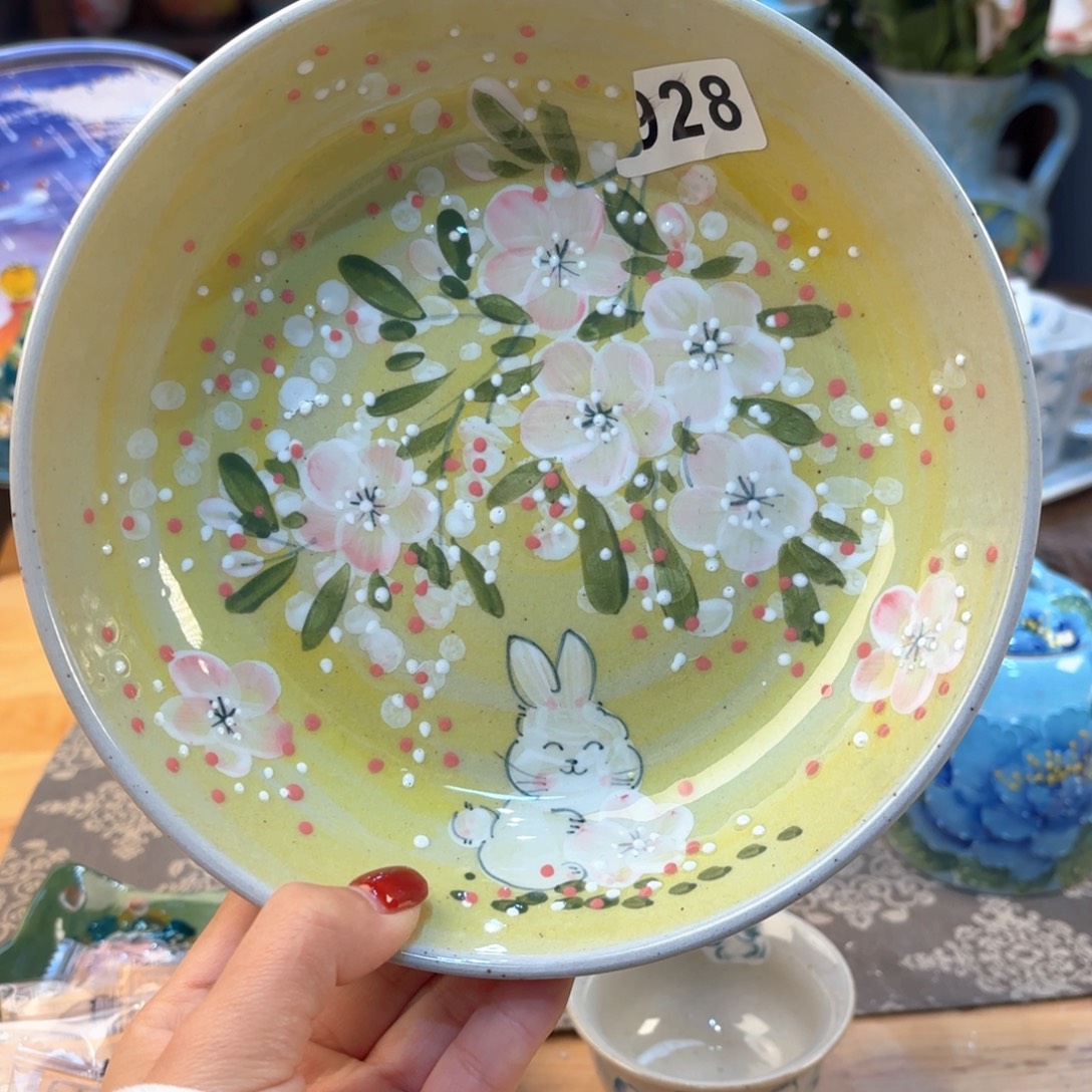 景德镇手绘高温釉下彩陶瓷茶具