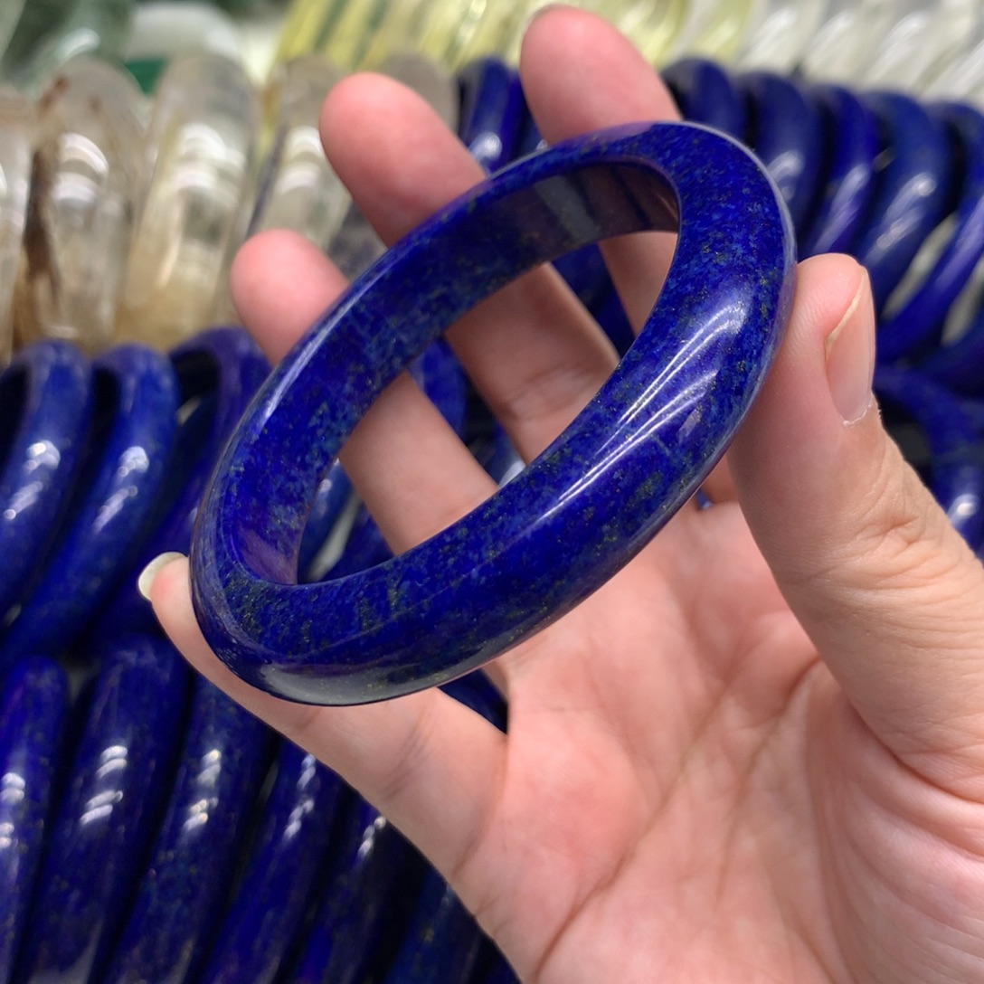 台***厂青金石未镶嵌手镯