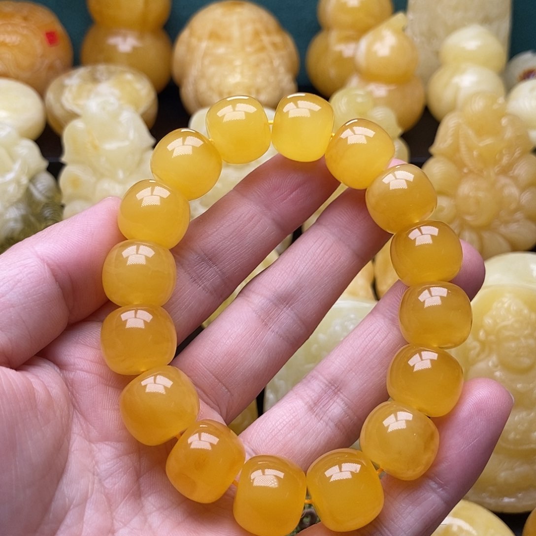 琥珀颈饰未镶嵌琥珀蜜蜡吊坠