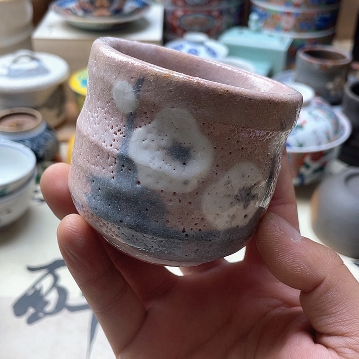 雨***声瓷片003 一人直播，看品直播间说序号