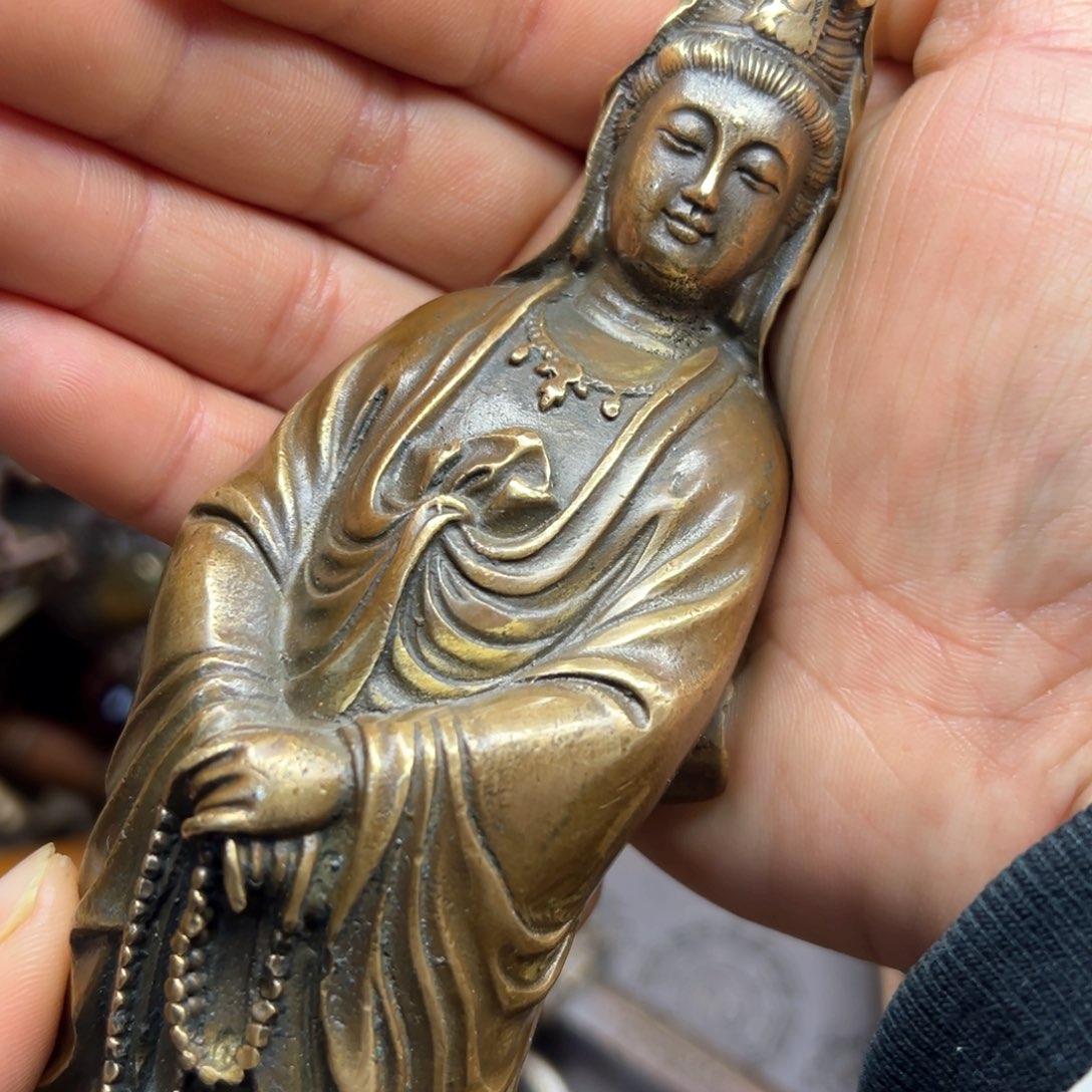 铜摆件欢迎欢迎你