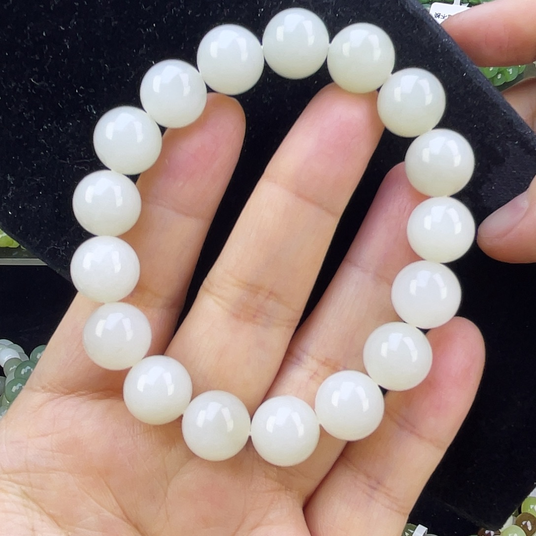 和田玉未镶嵌手链