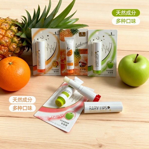 【3支】SAKINRE莎琪丽水果味润唇膏