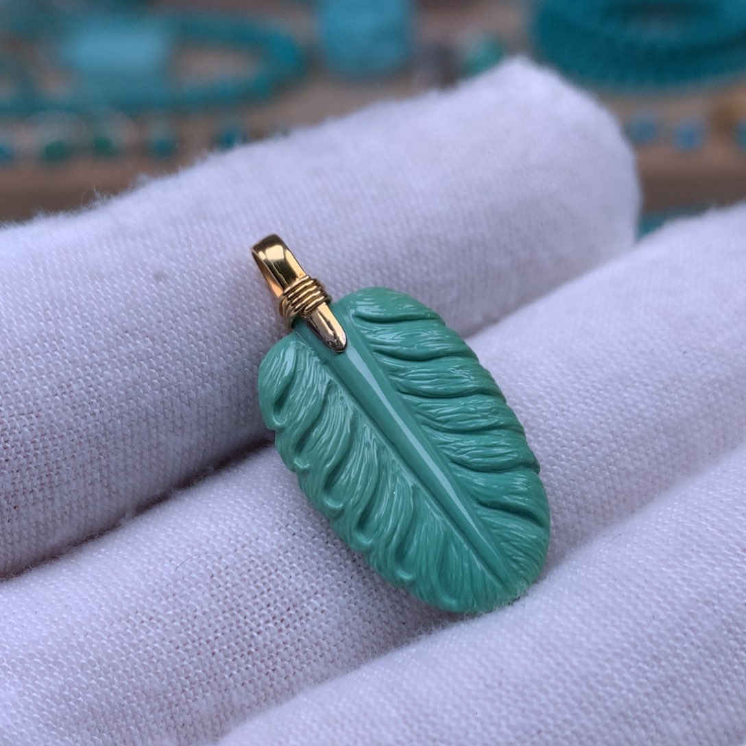 绿松石精品配饰未镶嵌