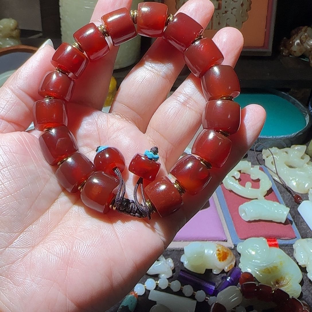 玛瑙/玉髓手链未镶嵌牧**集