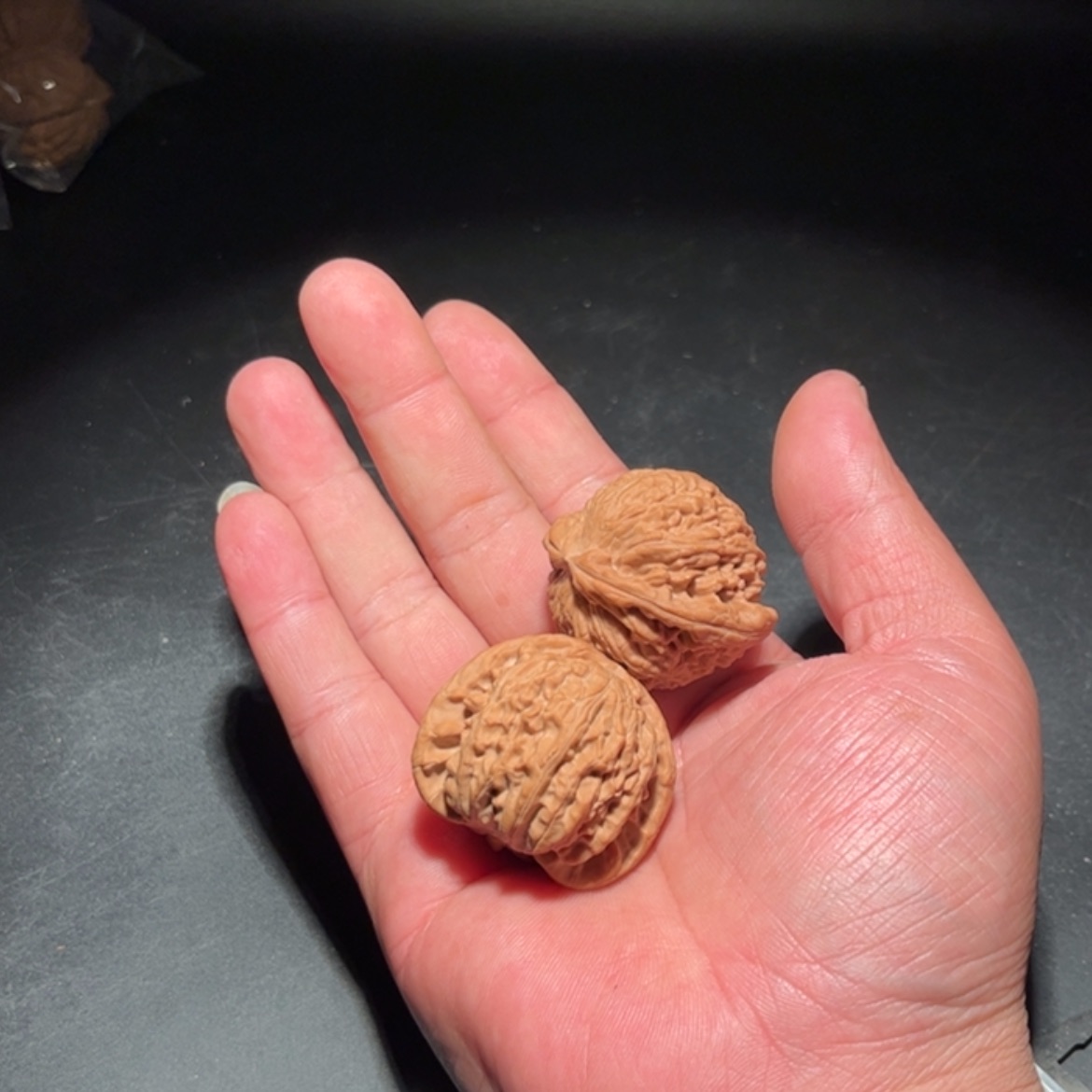 【闪购商品】哲*文玩核桃木制手把件