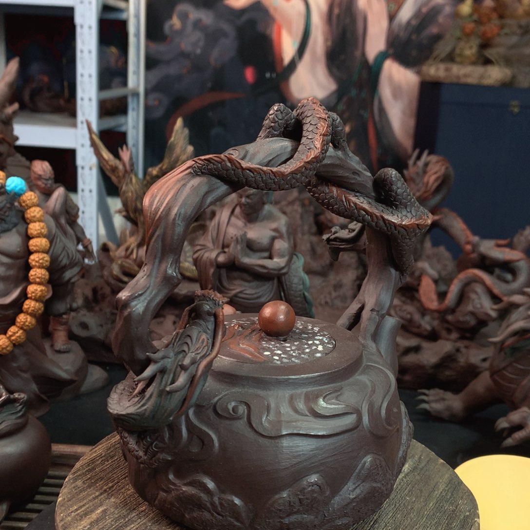 【闪购商品】紫砂紫砂工艺美术大师作品寒***水