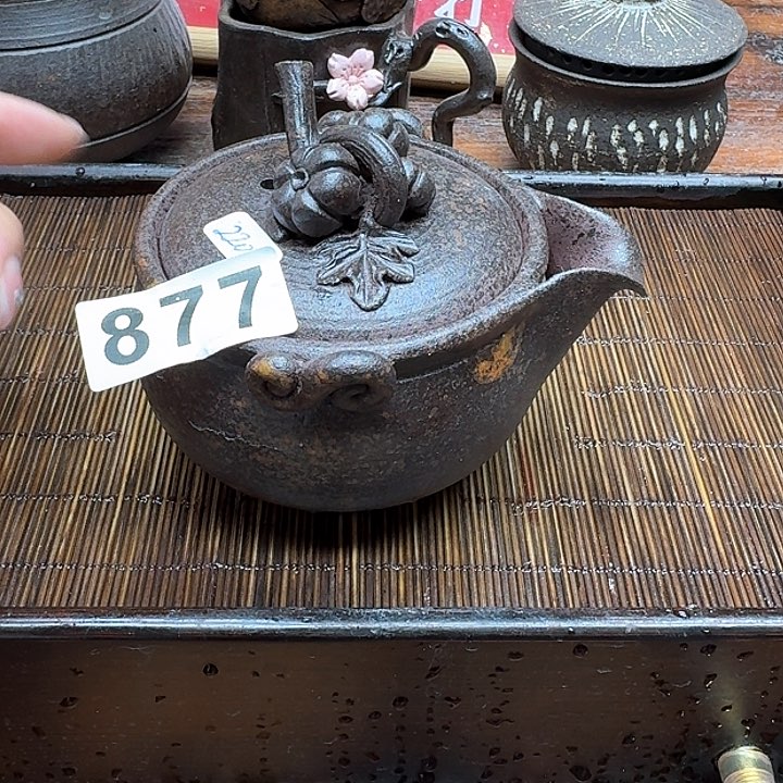 纯手工制作粗陶茶具
