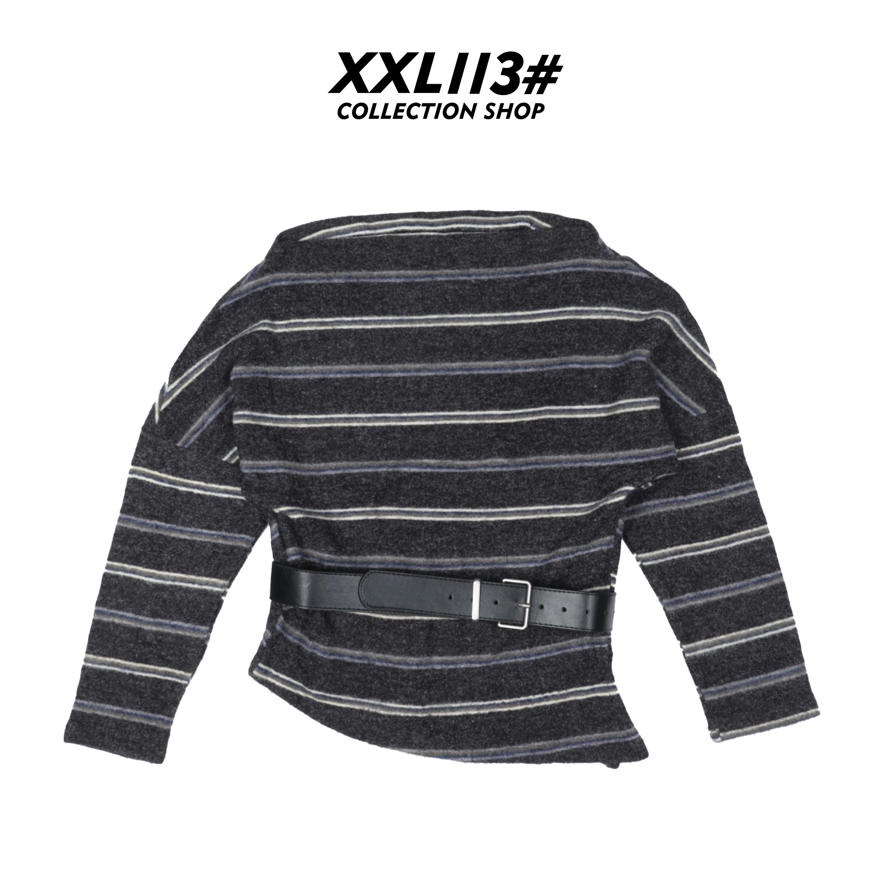 113* CENTRALIZED SHOP一字领冬季毛针织衫X5F05K7322