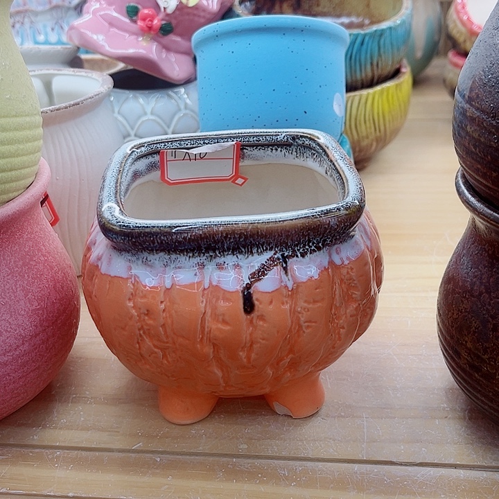 有孔.多肉陶瓷花盆！
