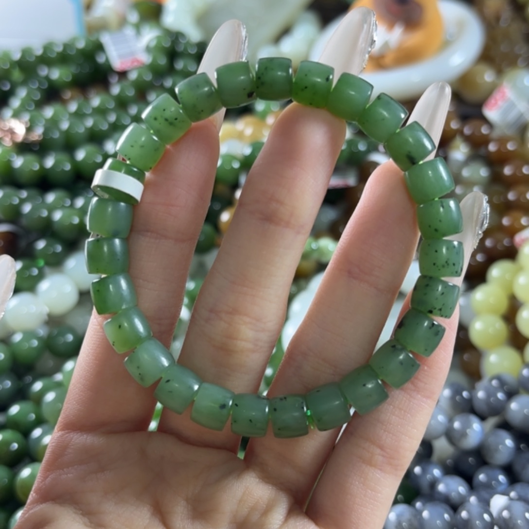 和田玉未镶嵌手链271