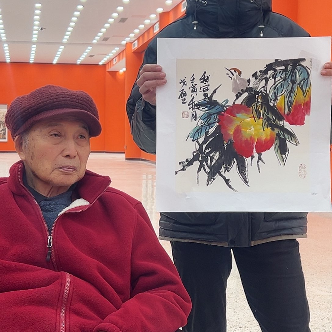 国画戈炳南国画作品带授权