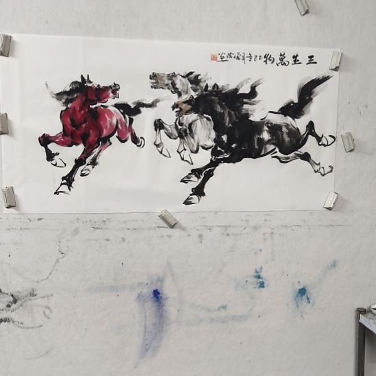 枫***叶国画三生万物皆可期待