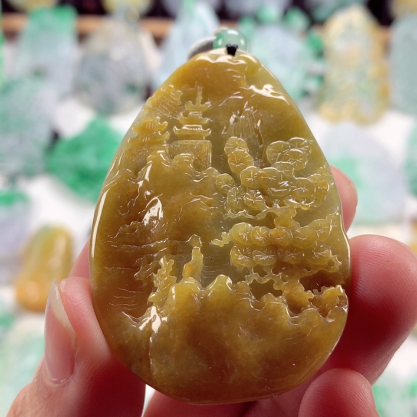 【闪购商品】翡翠吊坠(不含链)未镶嵌