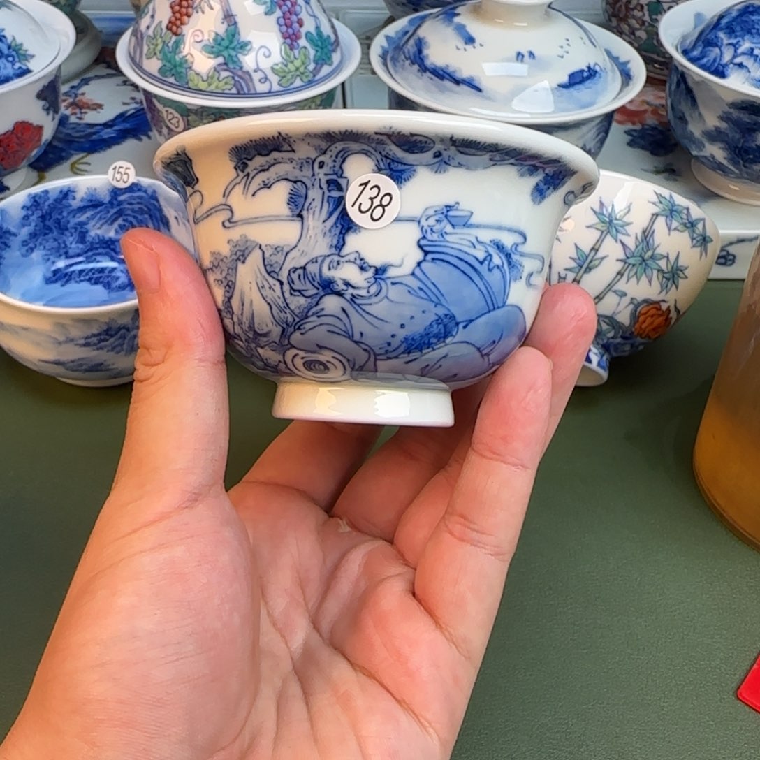 138 彦祖纯手工手绘茶具