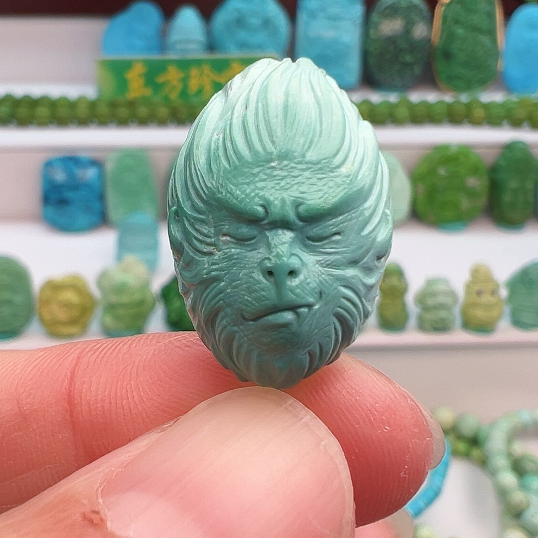 绿松石未镶嵌项链