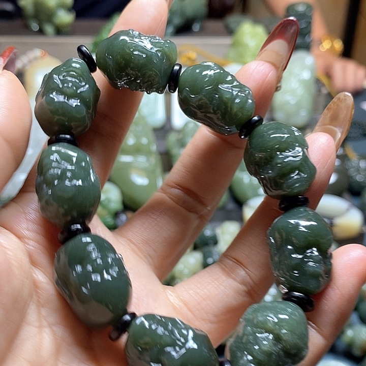 手串未镶嵌和田玉