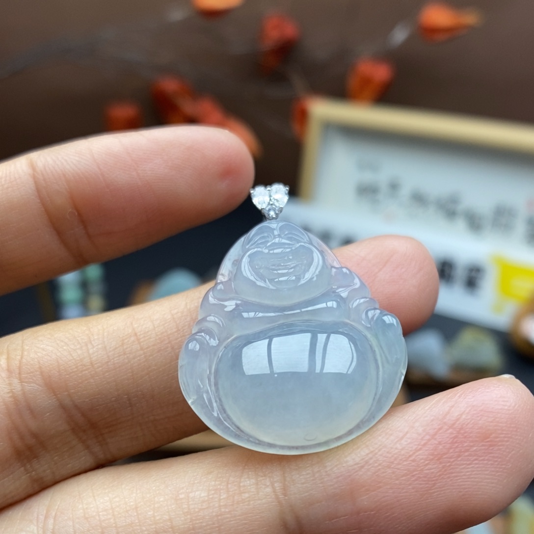 【闪购商品】颈饰18K金镶嵌翡翠A*苑20