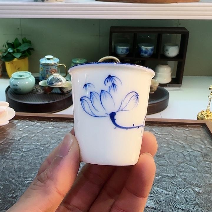 陶瓷茶具套装旅行茶具茶叶罐玻璃杯主人杯