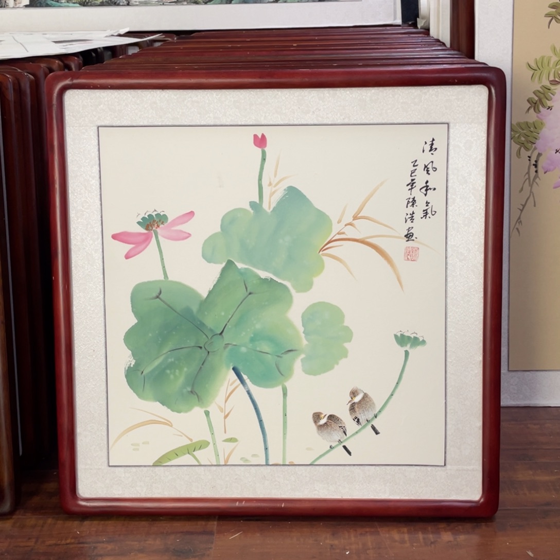 国画带框尺寸63*63厘米