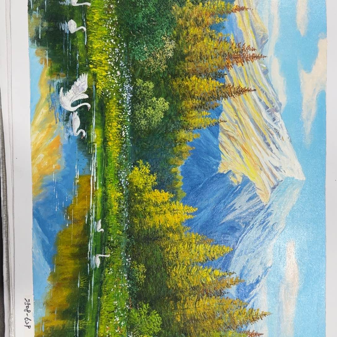 油画一个星期前一天