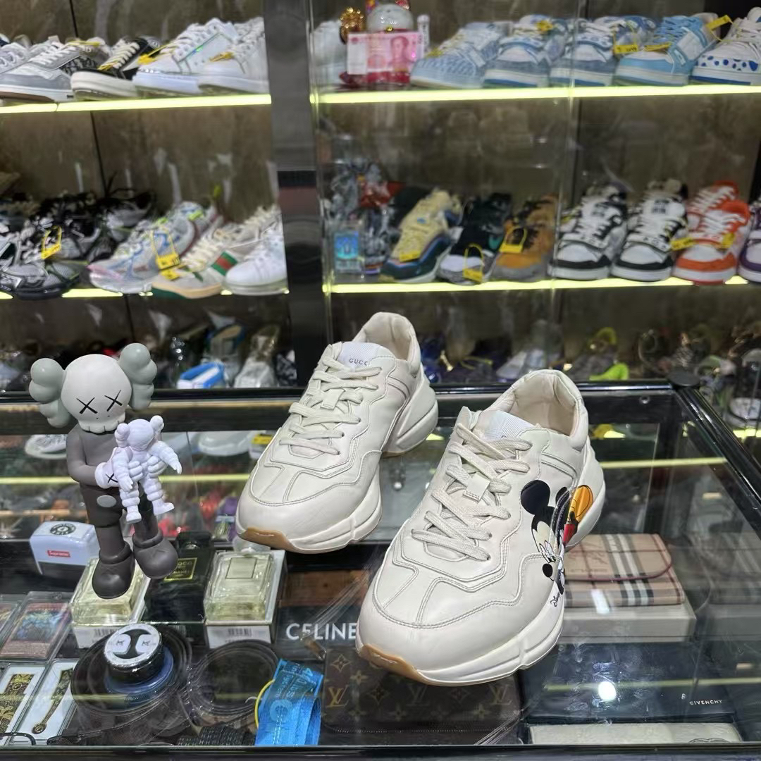 99新 GUCCI/古驰 米奇老爹鞋/42.5码/99新
