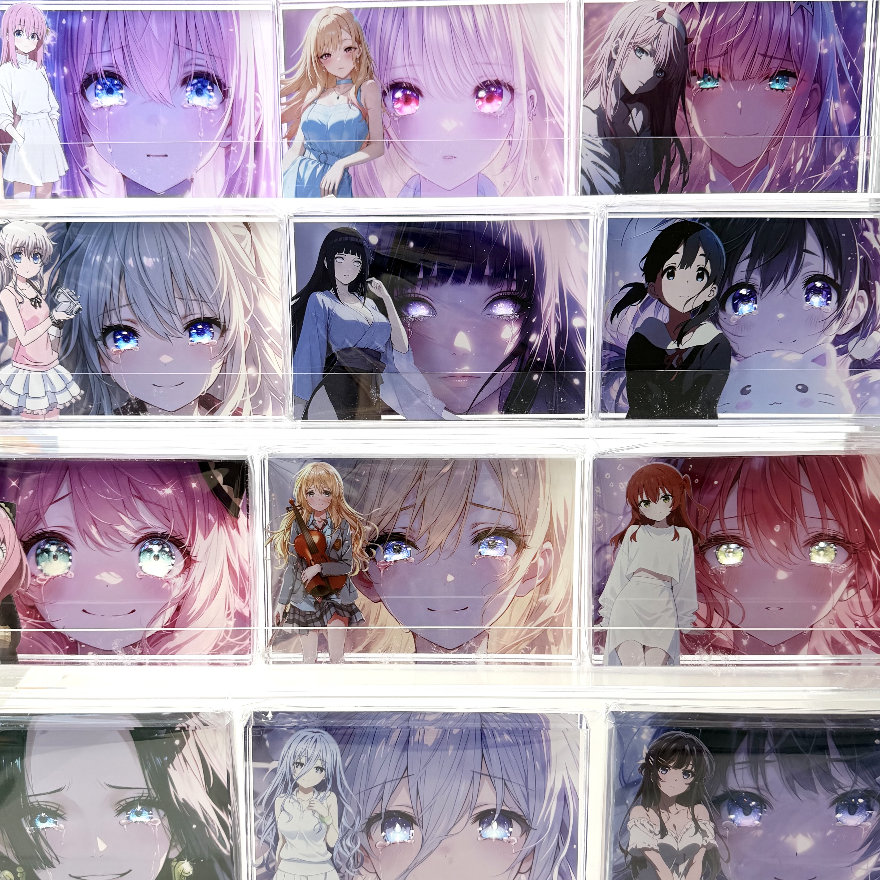 动漫亚克力水晶砖摆件15*10*1.8cm