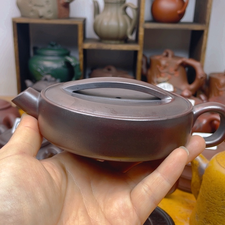 紫砂茶壶紫砂壶微瑕整口跳砂