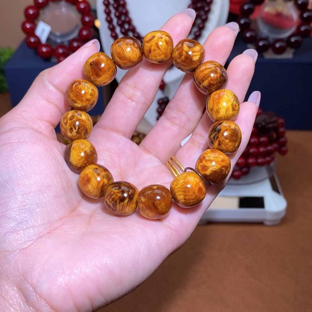 贝壳杉血龙木1.3玉化留疤