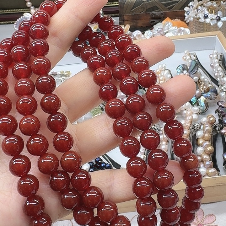 淡水珍珠发饰银S925镶嵌