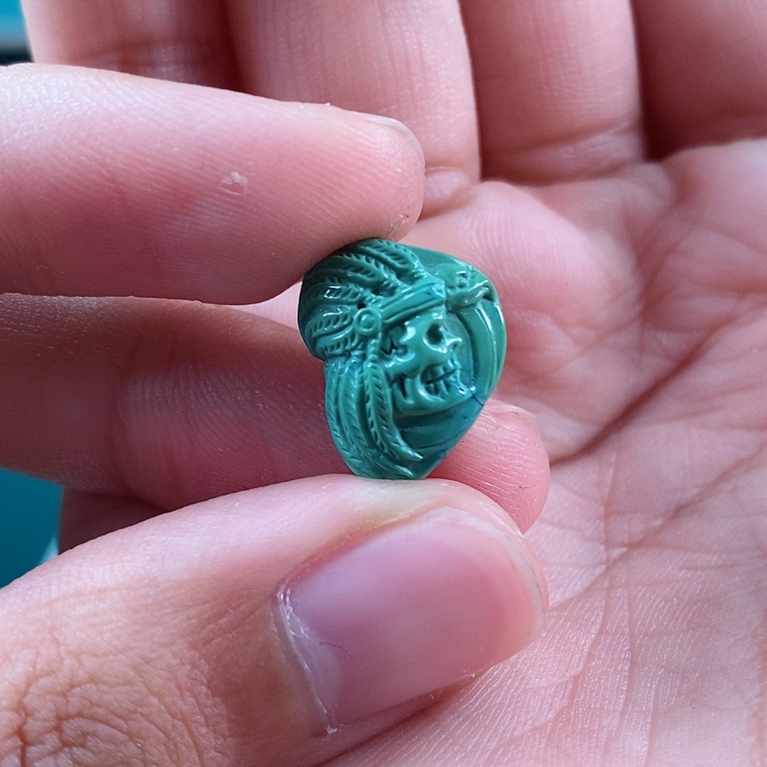 绿松石珠宝奇石未镶嵌