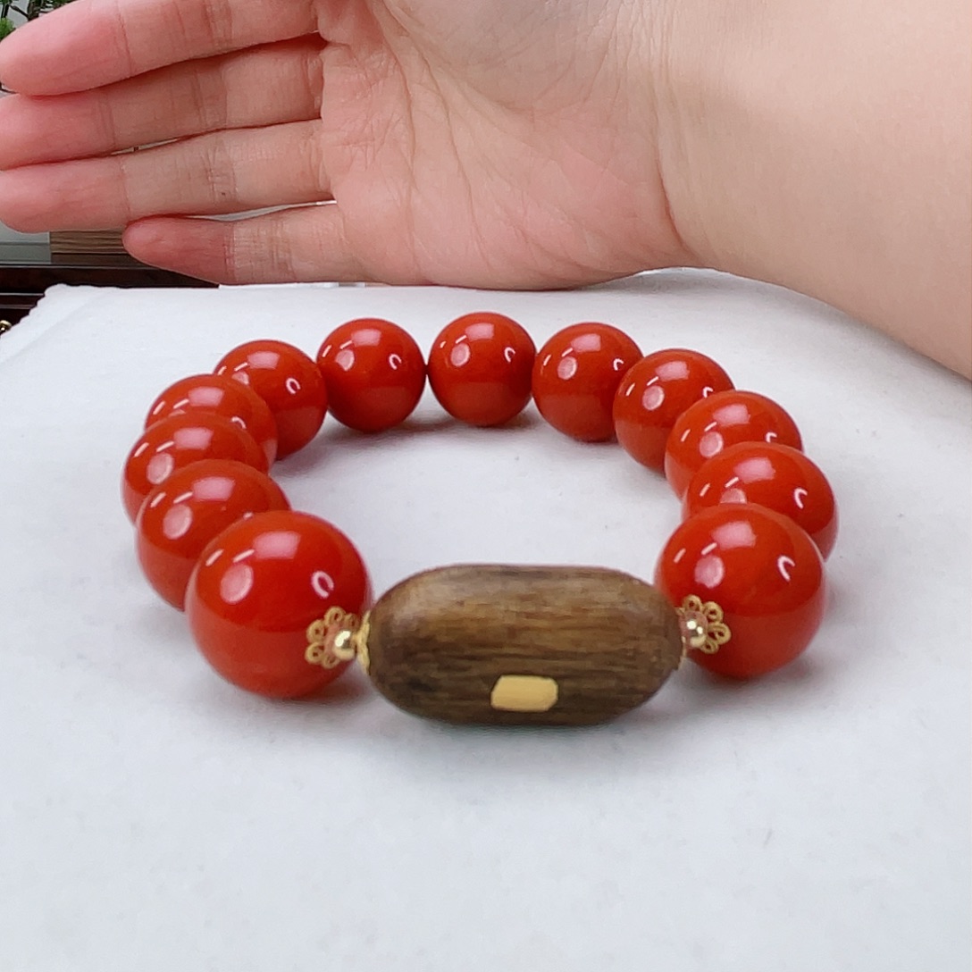 南红玛瑙手链未镶嵌南红15