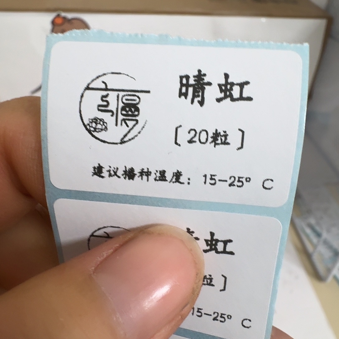 2025年糖心珍妮系杂交种子晴虹20粒不包出芽率