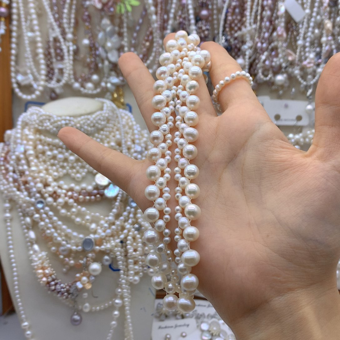 *****合金淡水珍珠项链耳饰