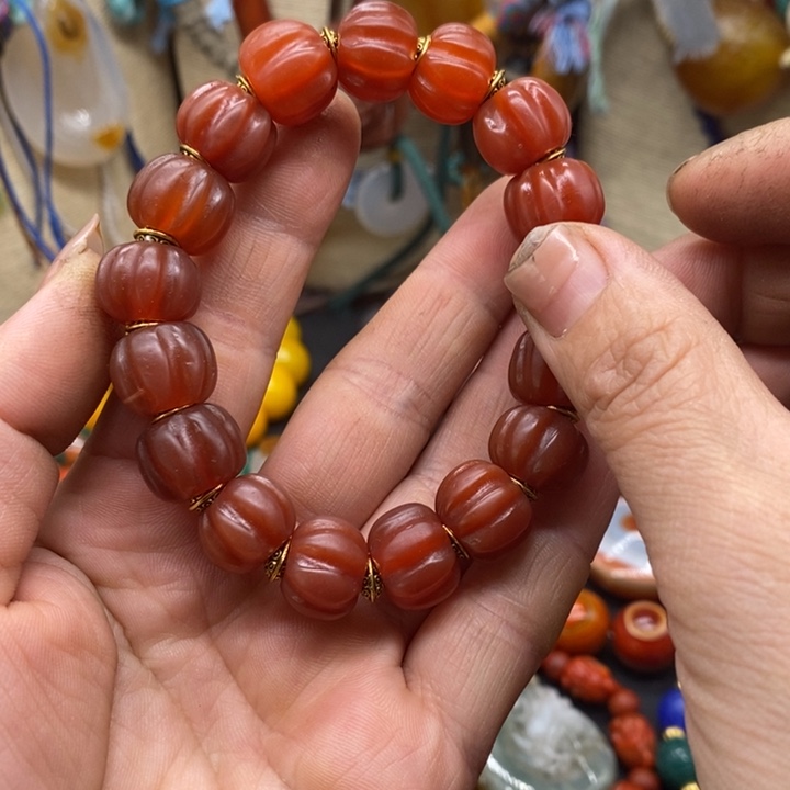 玛瑙/玉髓手链未镶嵌