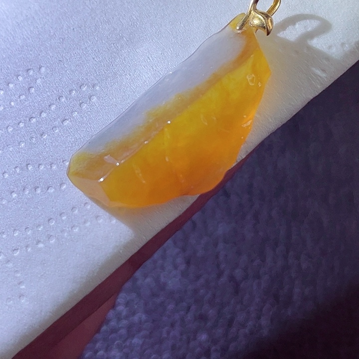 翡翠18K金镶嵌颈饰翡翠