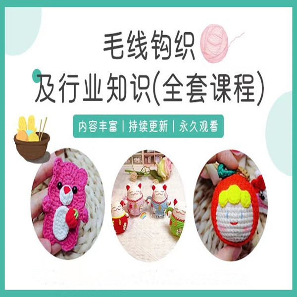 毛线钩织刺绣全套线上视频课程