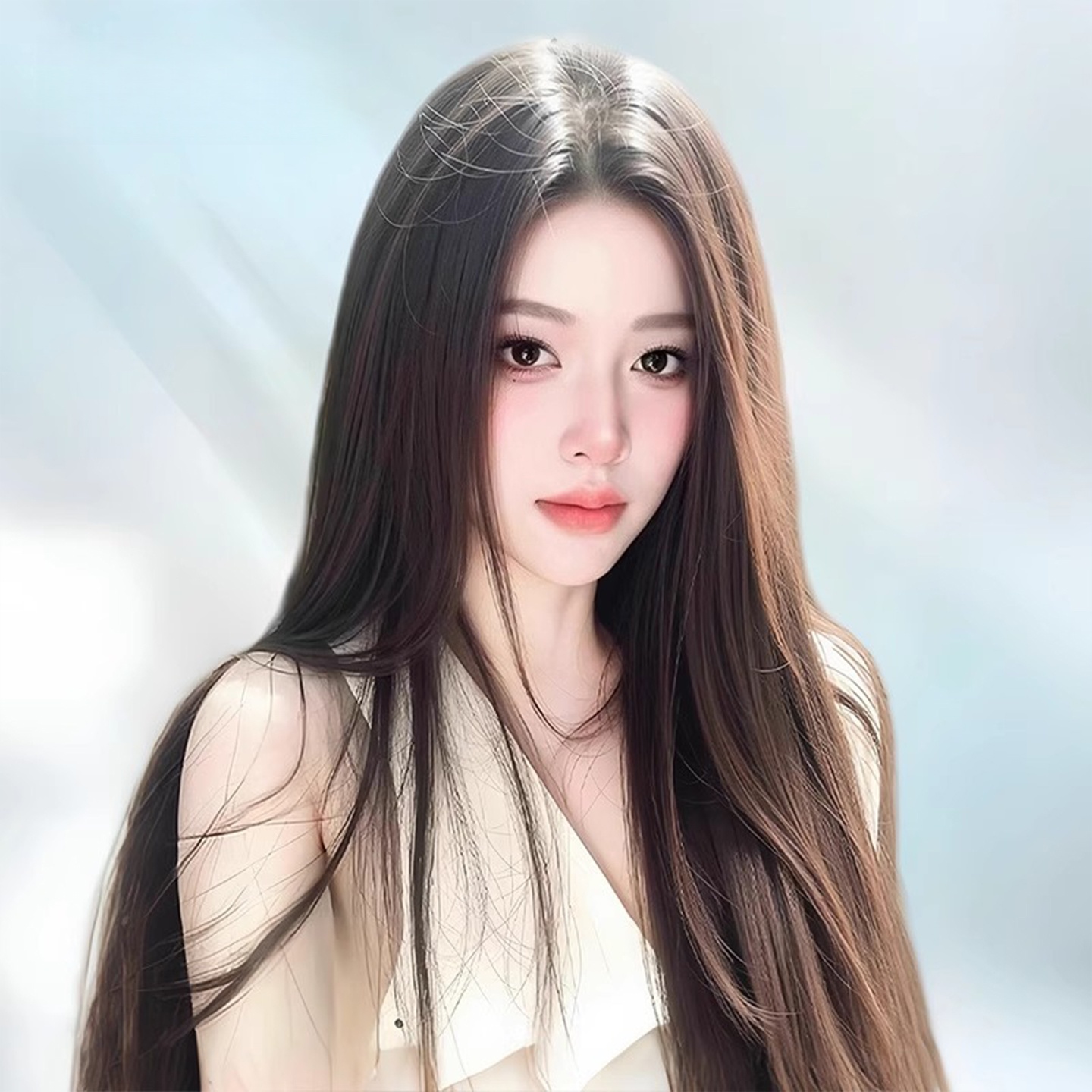 【7A级辫子发】2025流行假发片高质量全真发自然逼真蓬松补发高颅顶