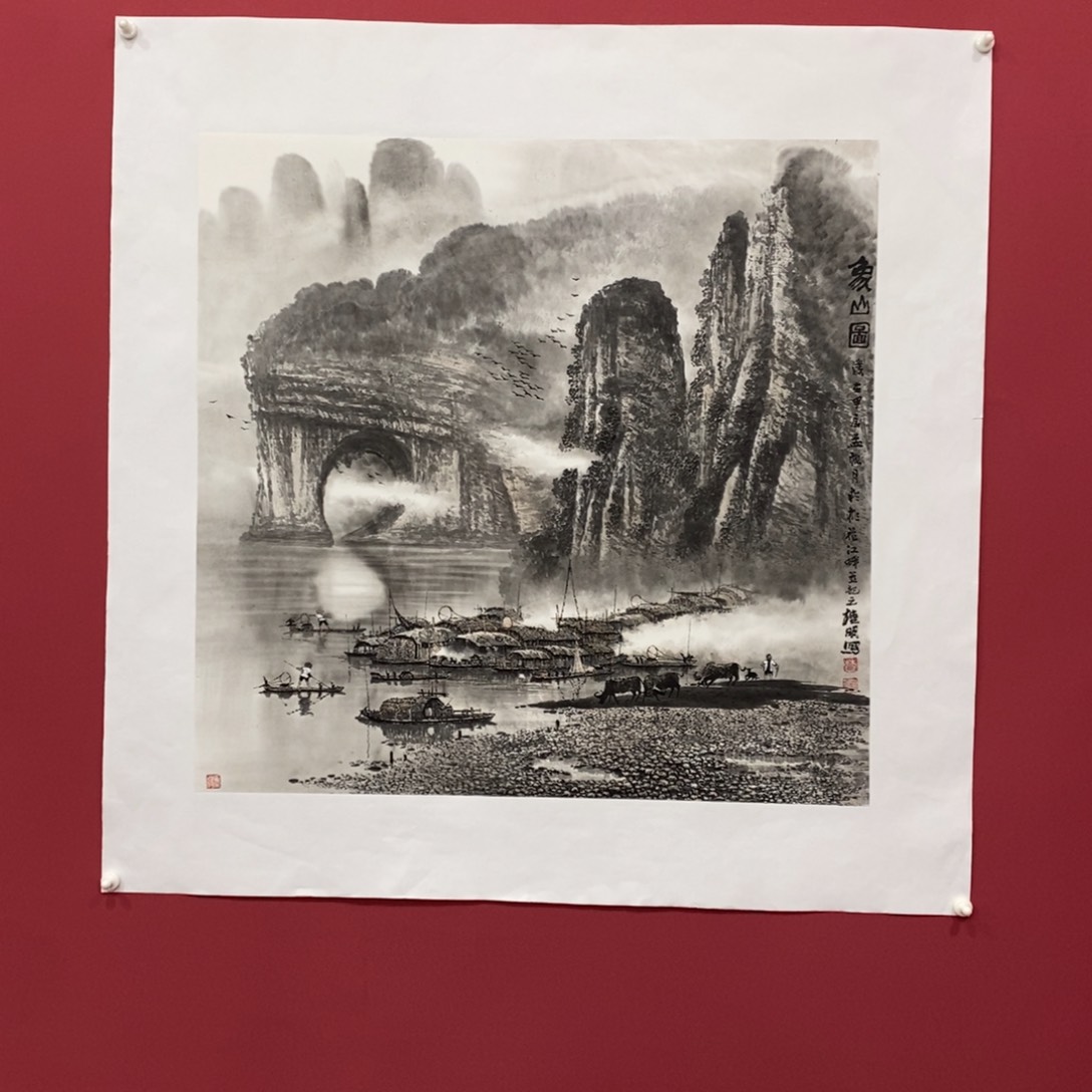 国画莫桂明四尺斗方精品佳作