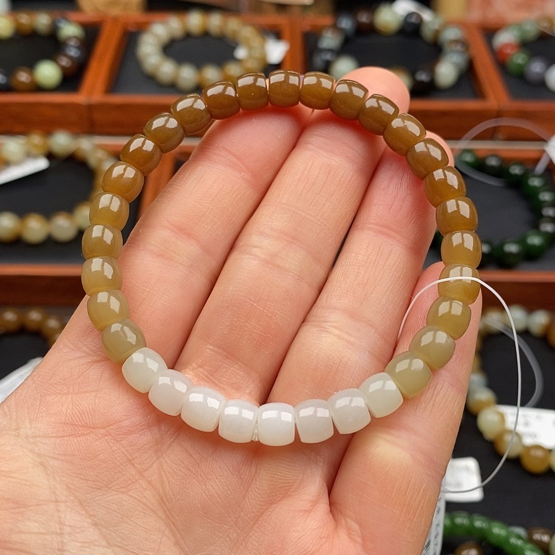 和田玉手链未镶嵌