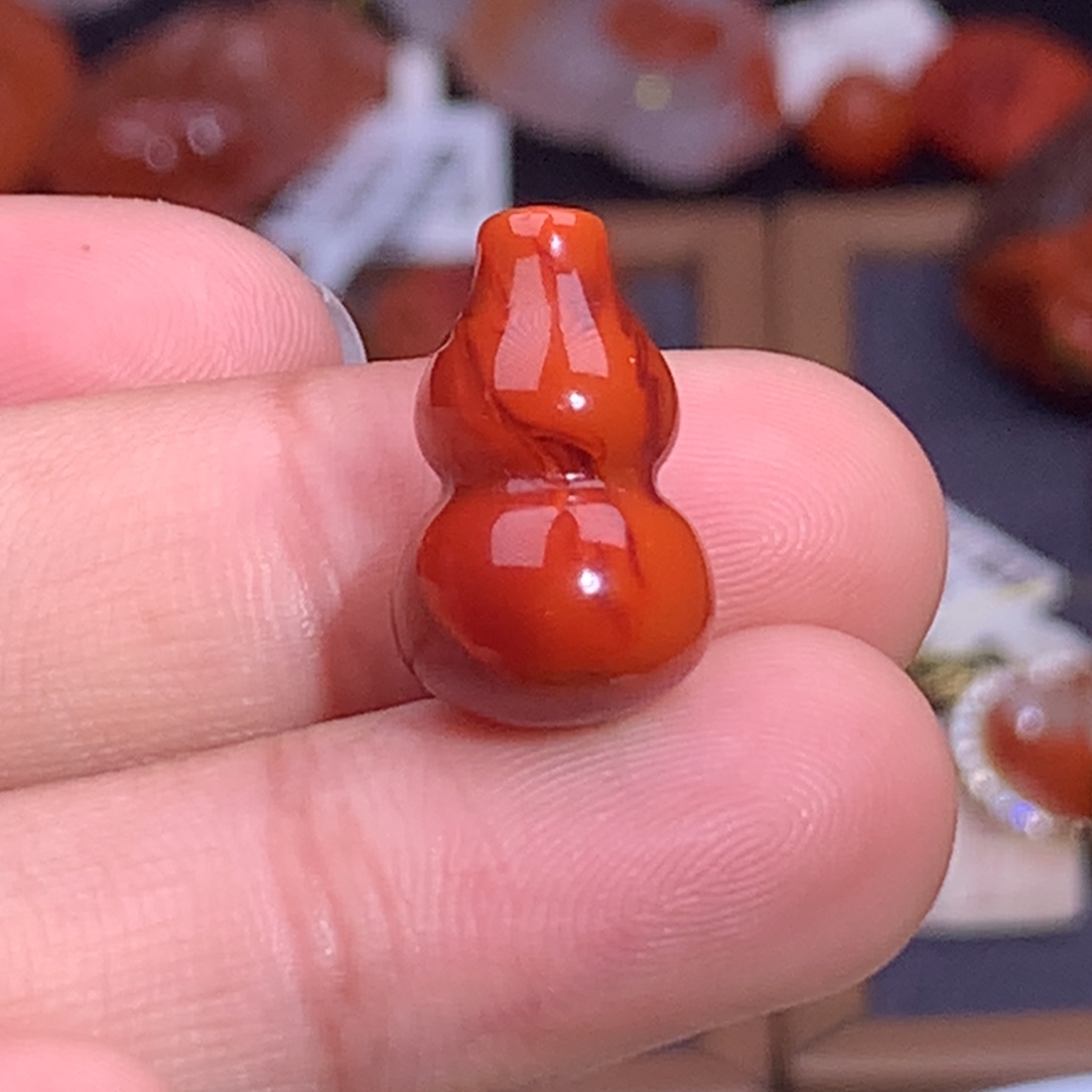 南红玛瑙未镶嵌珠宝半成品葫芦