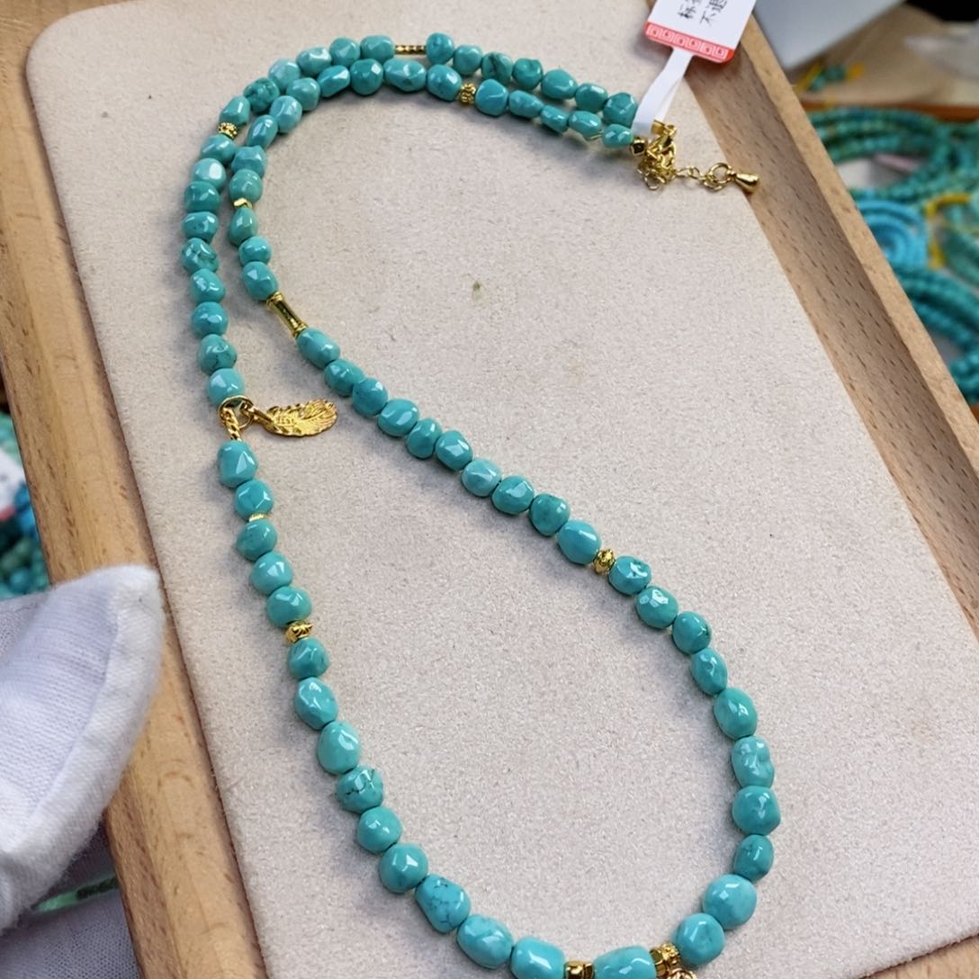 未镶嵌绿松石项链