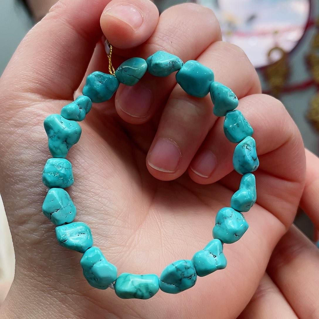 绿松石手串未镶嵌