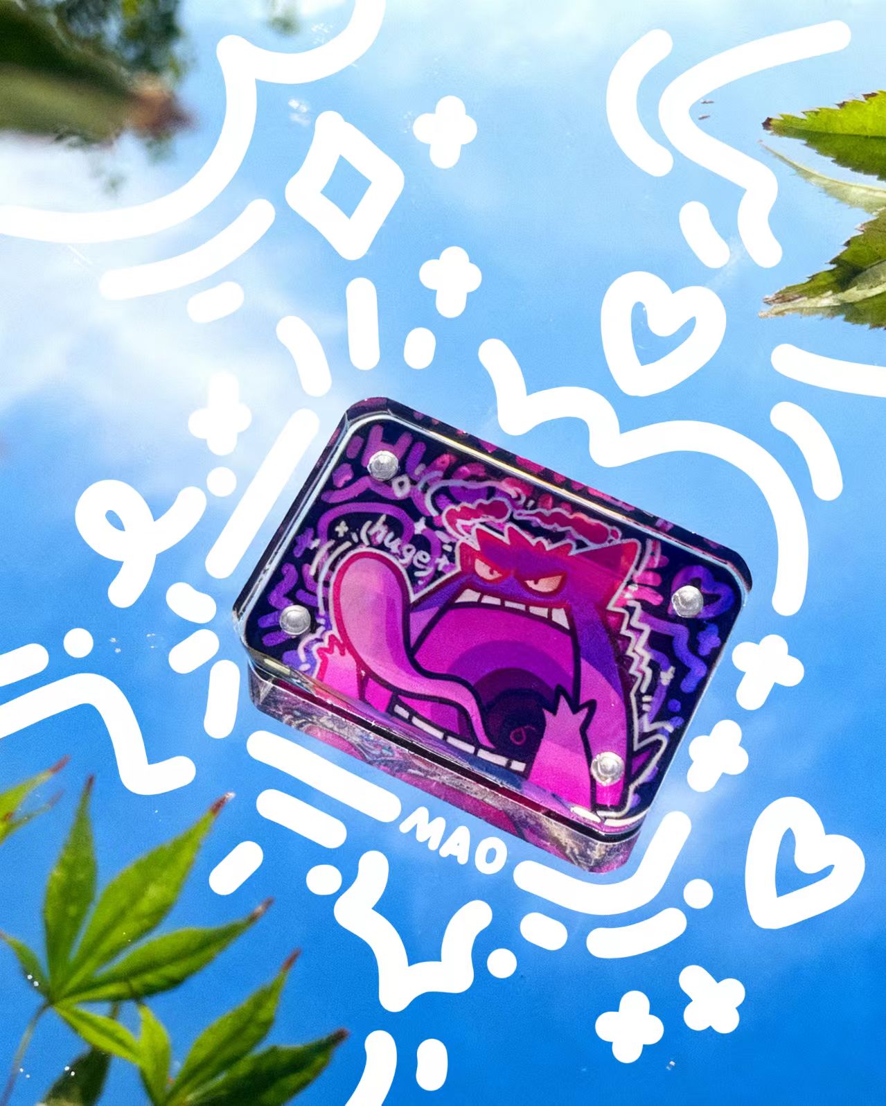 大大怪将军 宝可梦 迷你小方砖 冰箱贴 单包