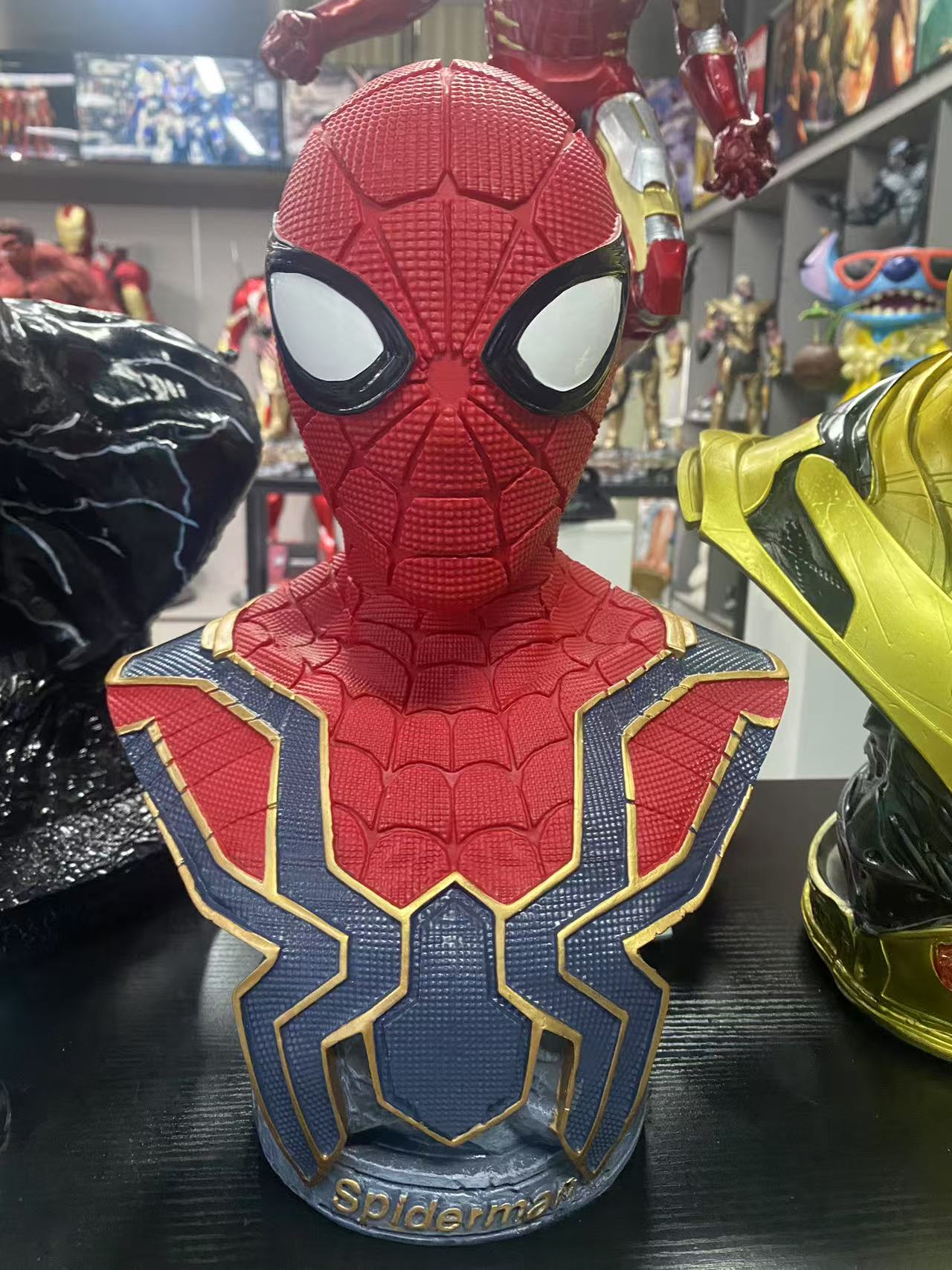   蜘蛛侠半身像  手办潮玩